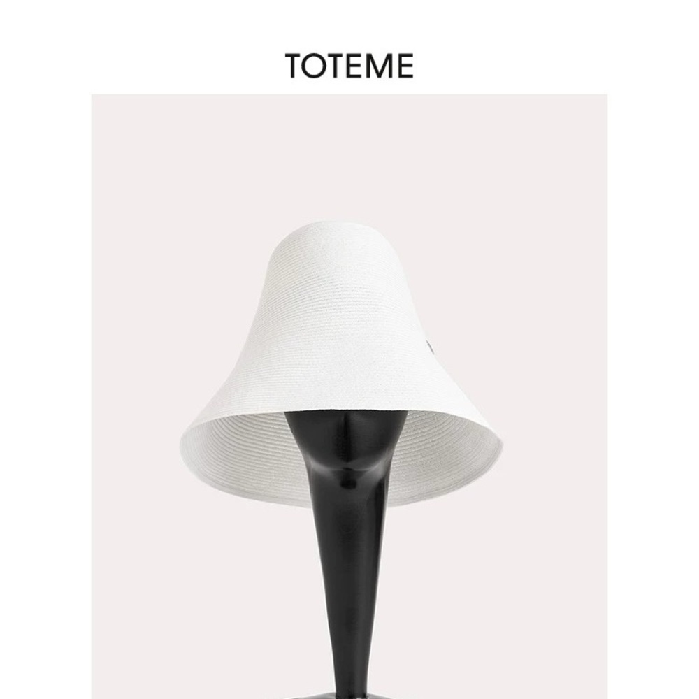 Toteme Elegant woven straw hat - Picture 3 of 6
